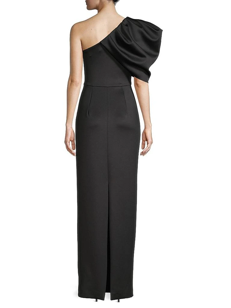 Black Halo Egan One-Shoulder Gown 5