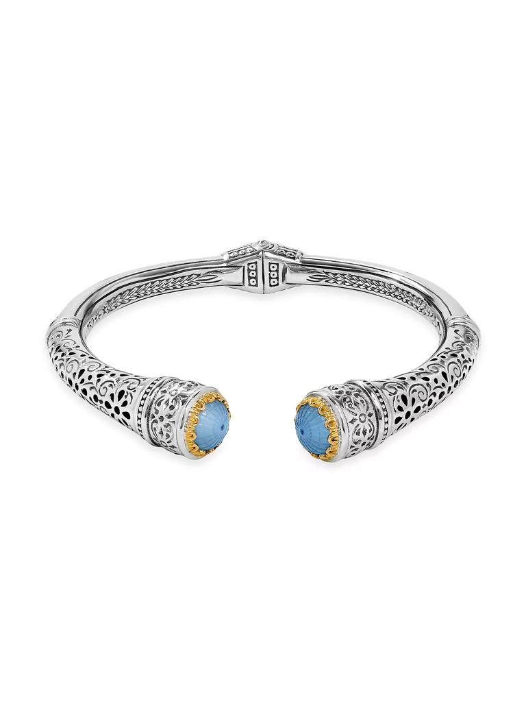 Konstantino 18K Yellow Gold, Multi Gemstone Cuff