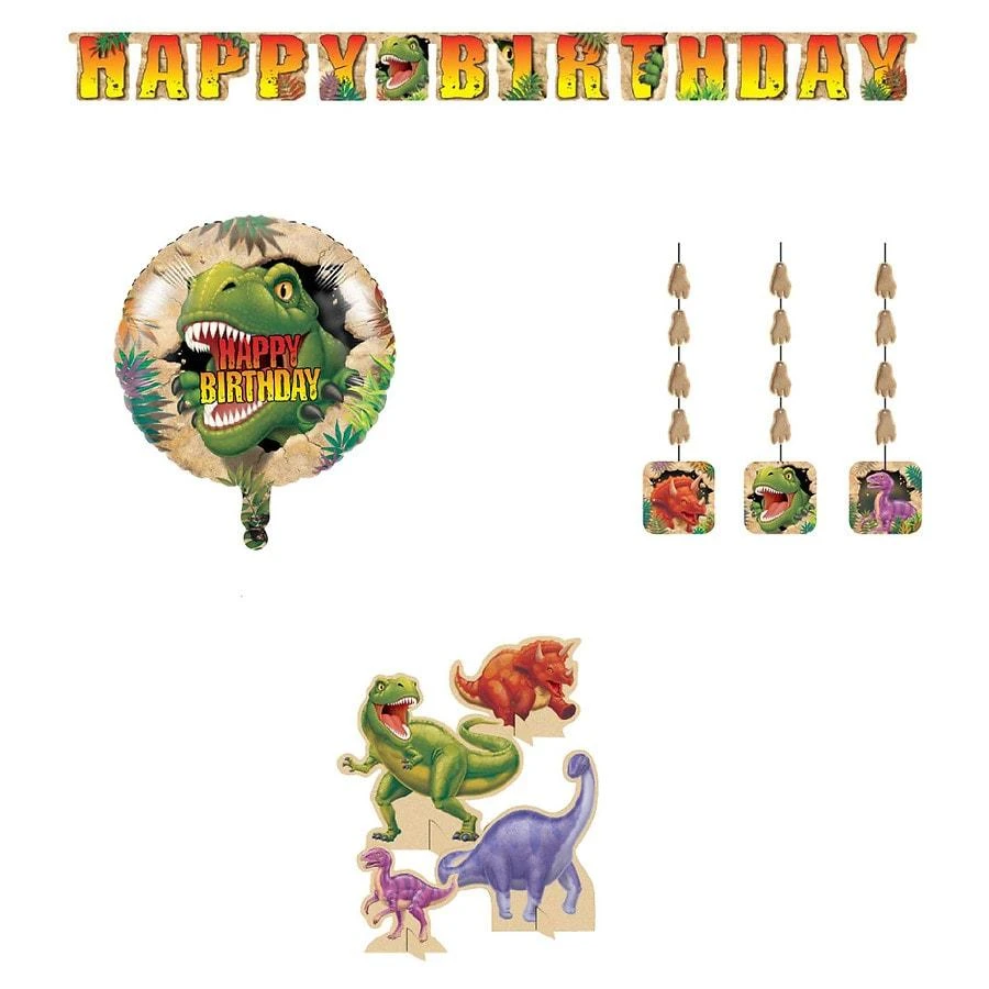 Creative Converting Dinosaur Birthday Party Decorations Kit 3