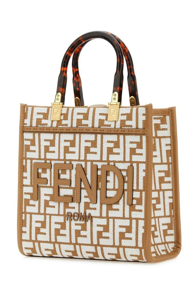 Fendi Fendi Sunshine FF Jacquard Small Top Handle Bag 3
