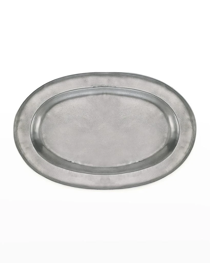Match Large Antiqued Oval Platter 1