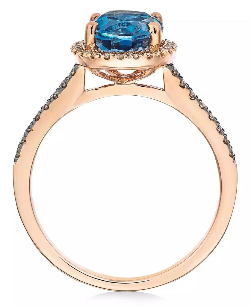 Le Vian Amethyst (1-3/8 ct. t.w.) & Diamond (1/4 ct. t.w) Ring in 14k Rose Gold (Also in Citrine, Deep Sea Blue Topaz, Green Quartz, Peridot, Opal & Sky Blue Topaz) 4