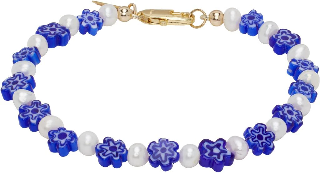 Eliou White & Blue Amelia Bracelet 1