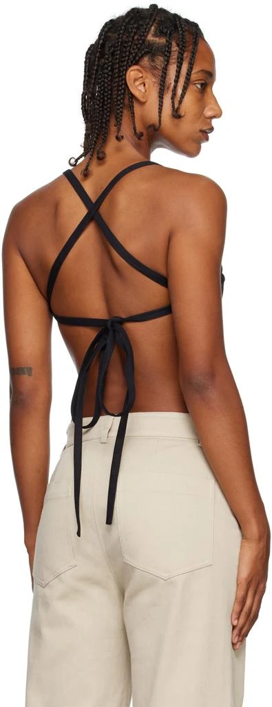 ROSETTA GETTY Black Tie Back Corset 3