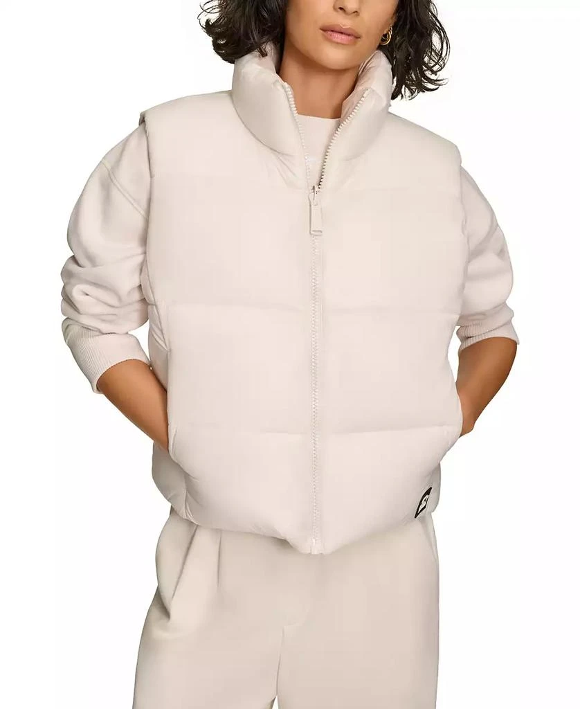 Starter Women's Reversible Zip-Front Puffer Vest 1
