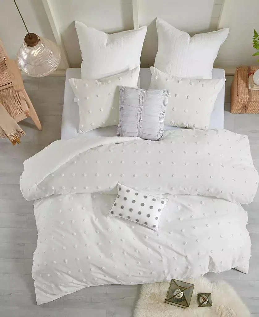 Urban Habitat Brooklyn Jacquard Cotton 5-Pc. Duvet Cover Set 3