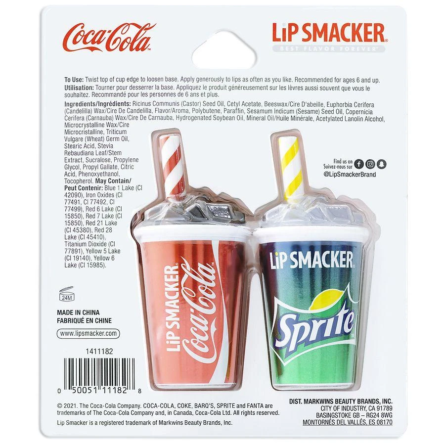 Lip Smacker Beverage Lip Balm Coke & Sprite 4