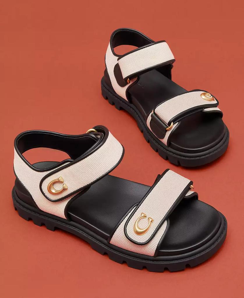 Coach Women's Brynn Double-Band Sporty Lug-Sole Footbed