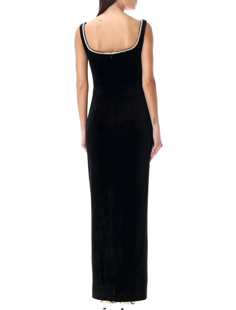 SELF-PORTRAIT SELF-PORTRAIT Velvet maxi dress 2