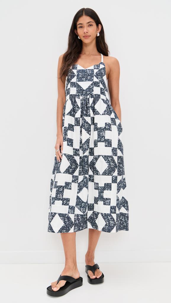 Sea Ana Patchwork Print Tank Dress