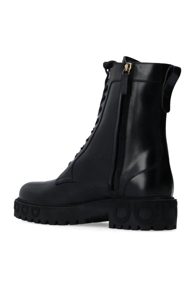 Salvatore Ferragamo Salvatore Ferragamo - Women
s Leather Combat Boots 3