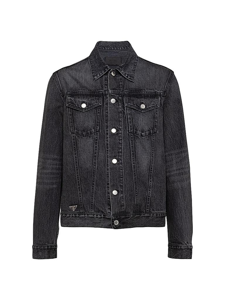 ジャケット・アウター PRADA denim jacket Prada Denim Blouson Jacket | Saks Fifth Avenue