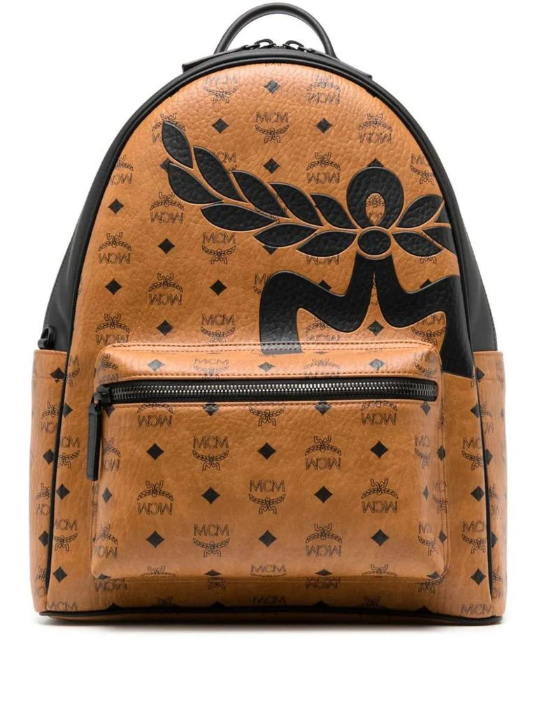 Shop Mcm Stark Mega Laurel Vi Backpack Med Co Bags on Sale at