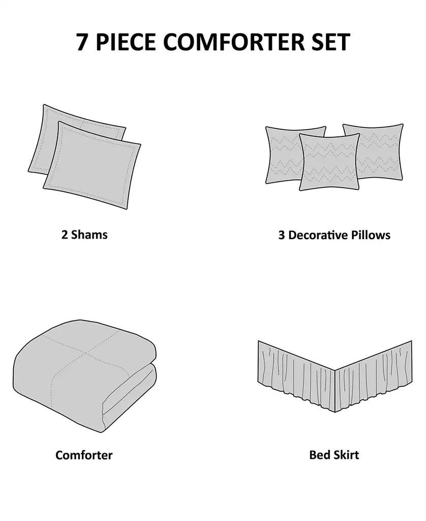 Madison Park Palisades 7-Pc. Comforter Set, California 16