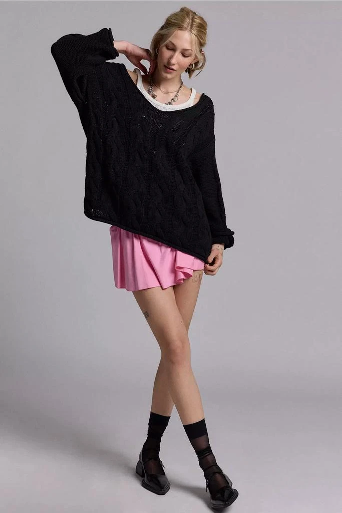 BDG BDG Skylar Oversized Cable Knit Sweater 1