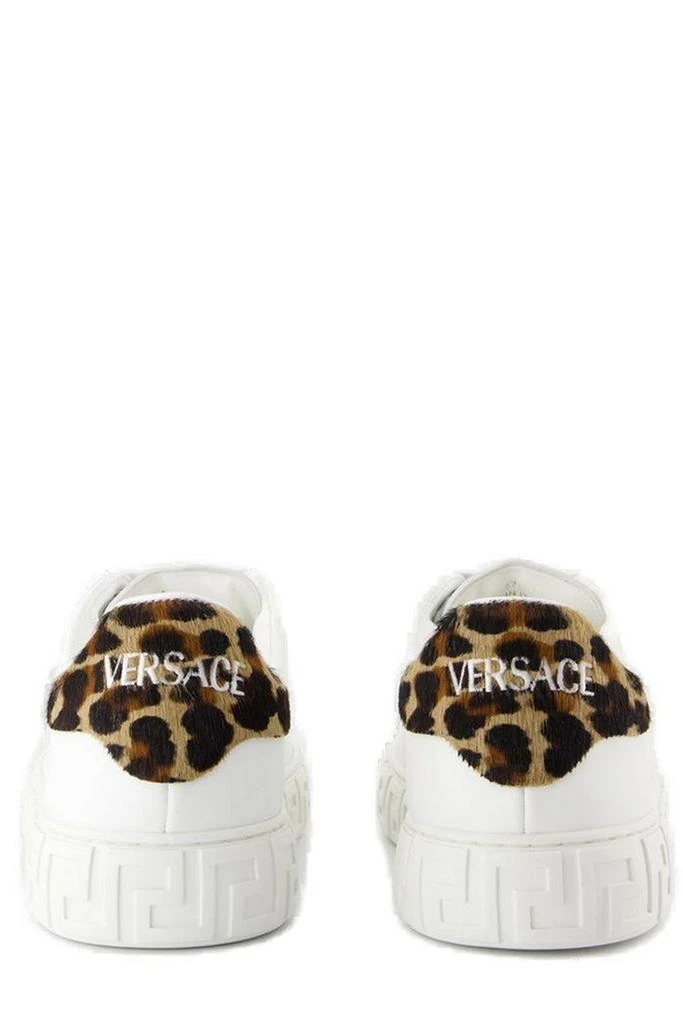 Versace Leopard Embroidered Greca Sneakers – On Sale Now  display picture 3