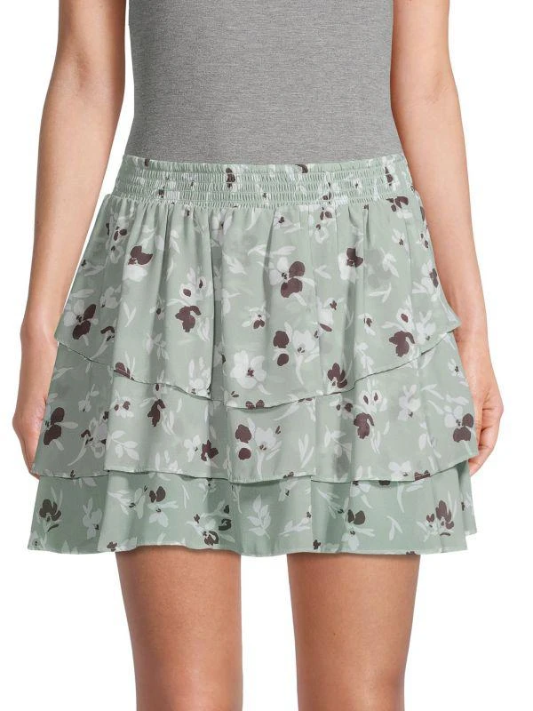 Willow & Clay Kathleen Floral Miniskirt 1