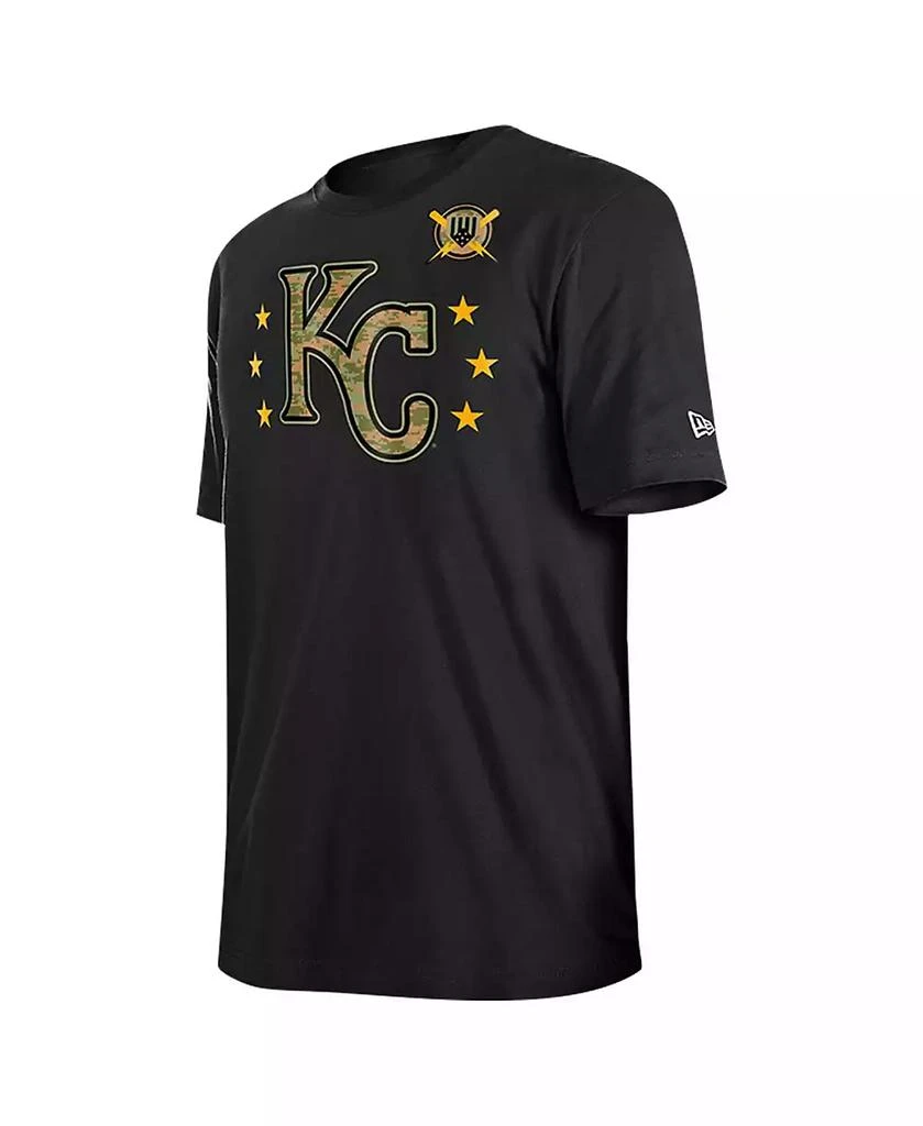 New Era Men's Black Kansas City Royals 2024-Armed Forces Day T-Shirt 3
