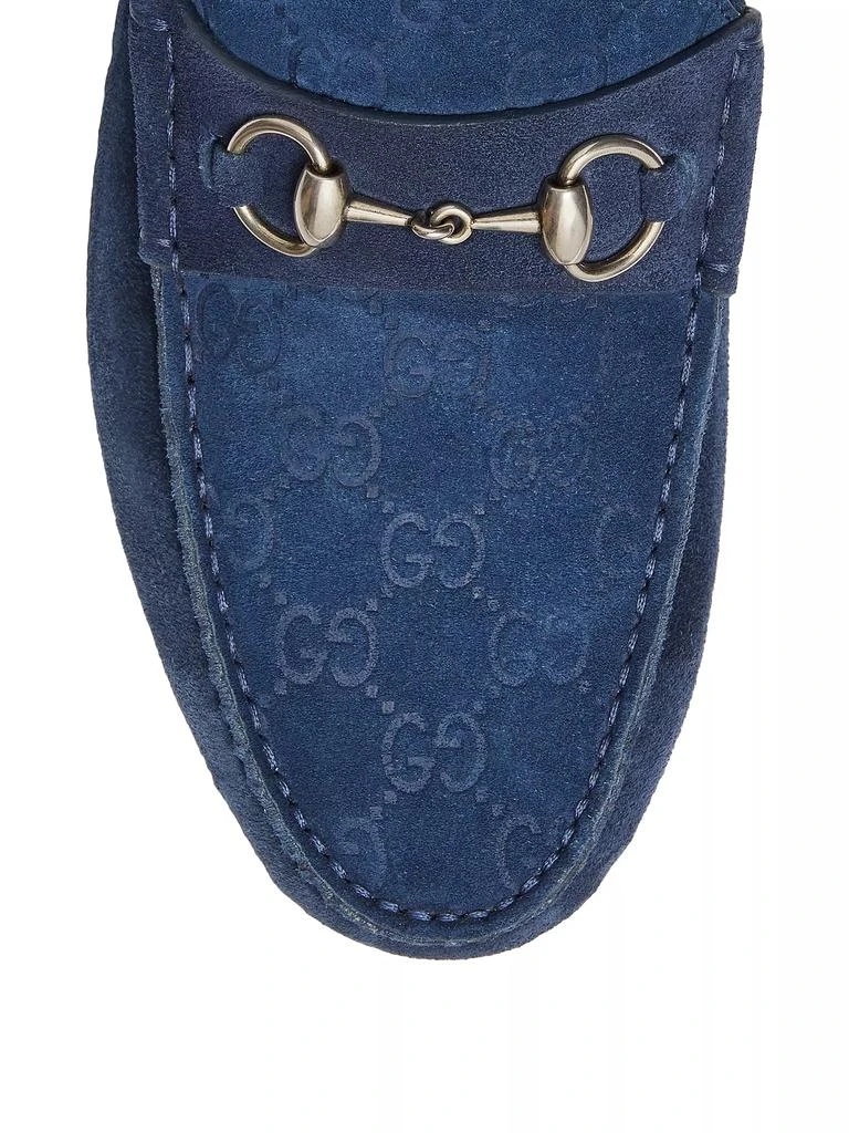 Gucci Byorn Suede Driving Loafers 4