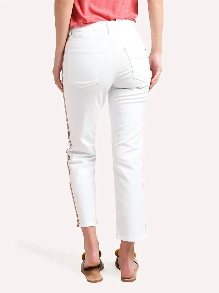 Sundry High Rise Relaxed Straight Leg Jean In White 3