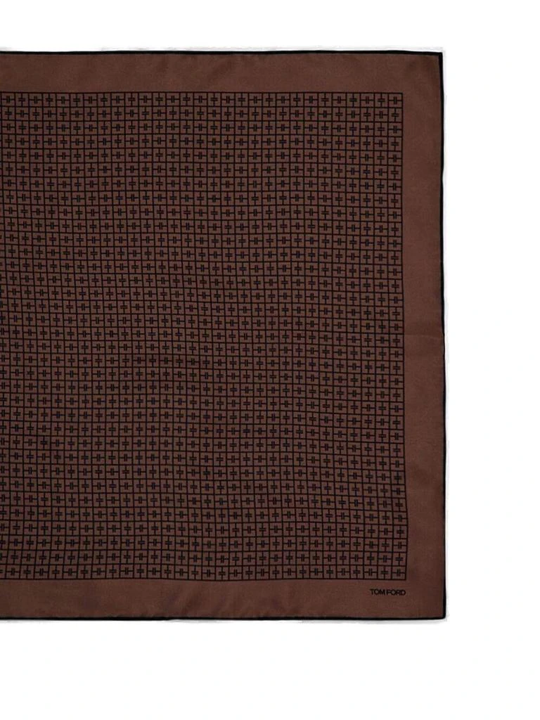 Tom Ford Tom Ford Checked Square Scarf 3
