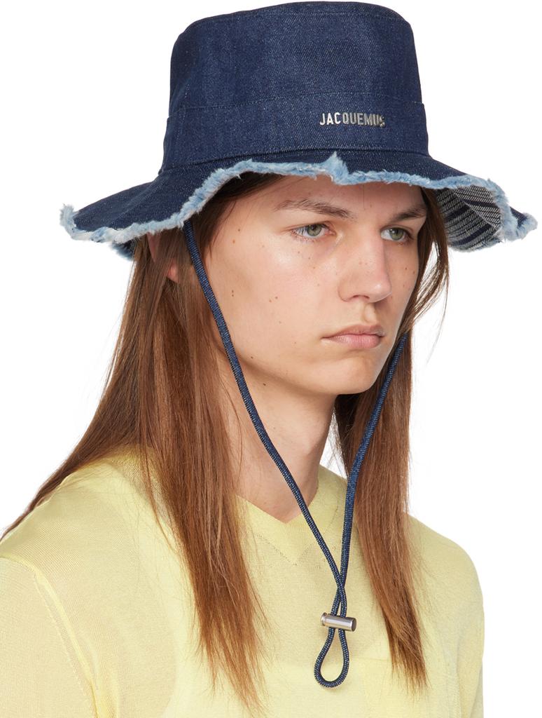 Jacquemus Navy La Casa 'Le bob Artichaut' Bucket Hat