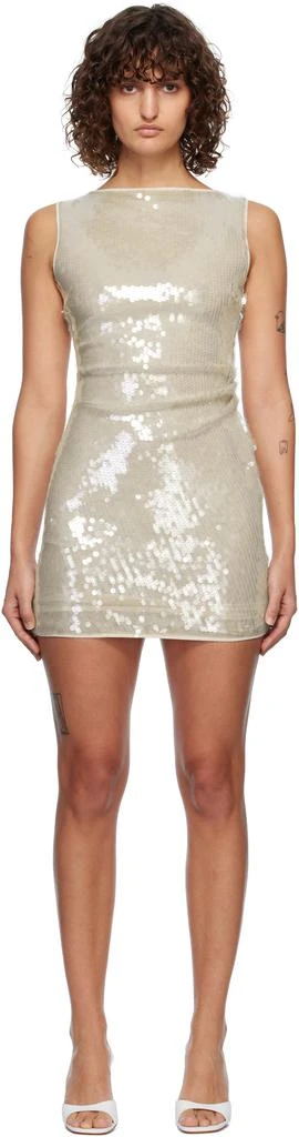 Staud Off-White Eton Minidress 1