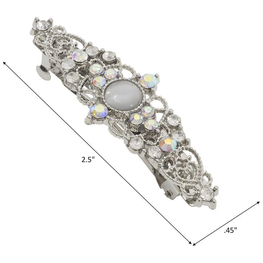 Scunci Fashion Barrette with Bead and Rhinestone Detail 5