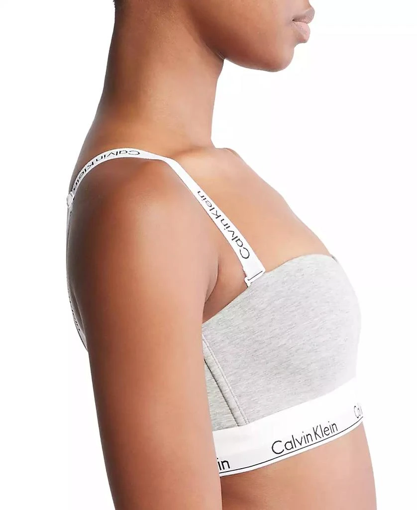 Calvin Klein Calvin Klein Women's Modern Cotton Lightly Lined Bandeau Bra QF7628 4