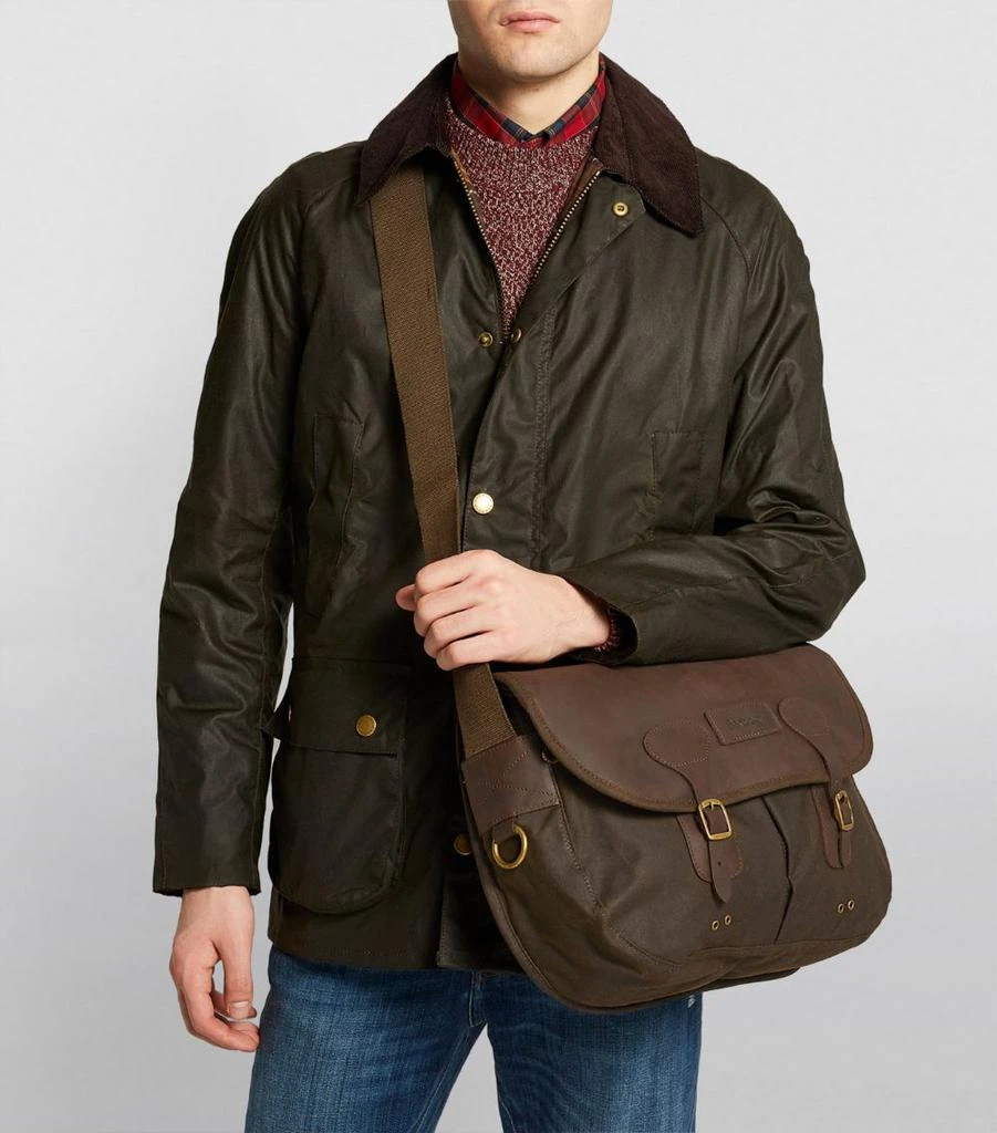 Barbour Waxed Tarras Messenger Bag 7