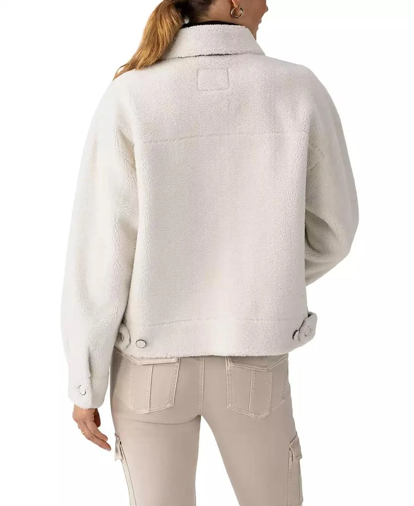 Sanctuary Women's Cozy Button-Front Sherpa Shacket 2