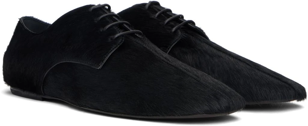 Dries Van Noten Black Square Toe Derbys 4