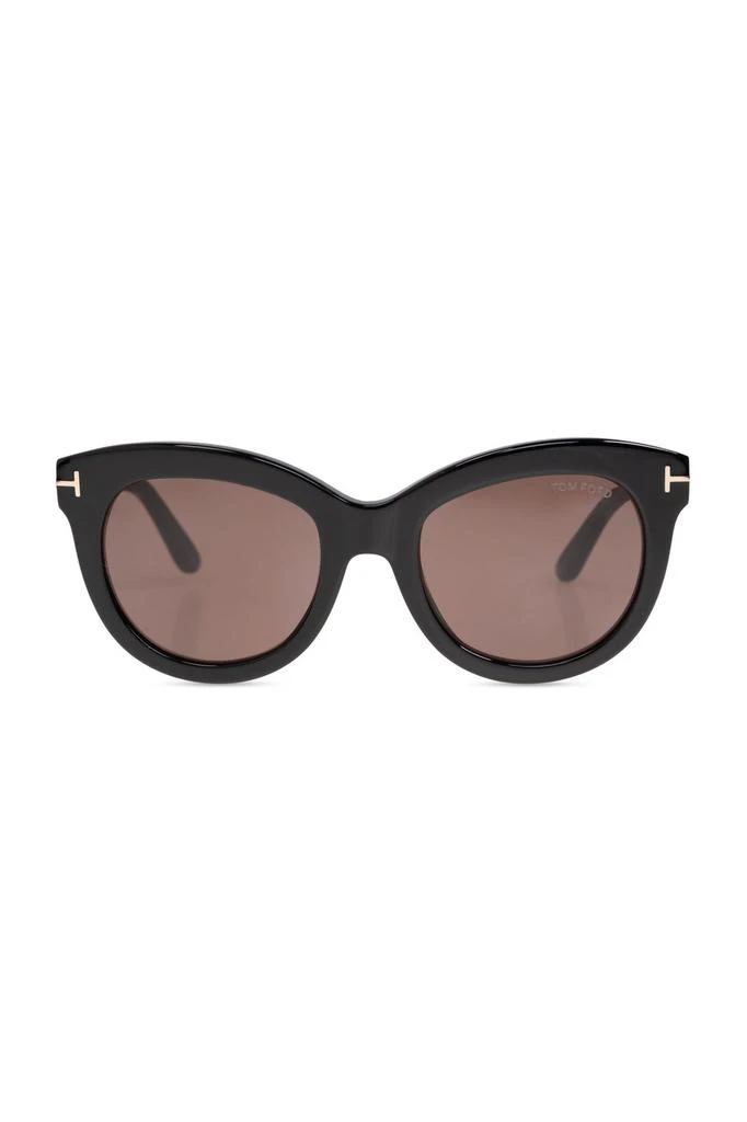 Tom Ford Tom Ford Eyewear Odette Oval Frame Sunglasses 1