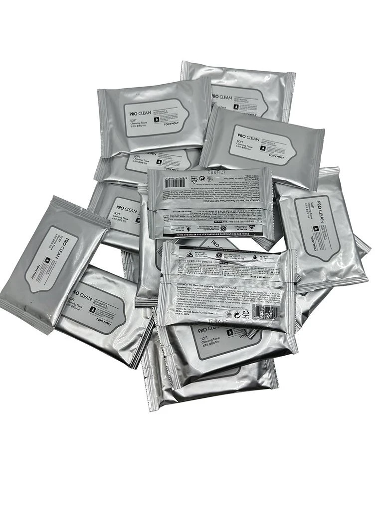 TONYMOLY Pro Clean Soft Tissue Moisturizing Fresh Cleansing Wipes 8 CT Set of 20 3
