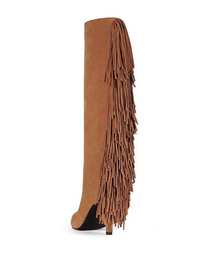 Jeffrey Campbell Women's Old West Fringe Boots 5