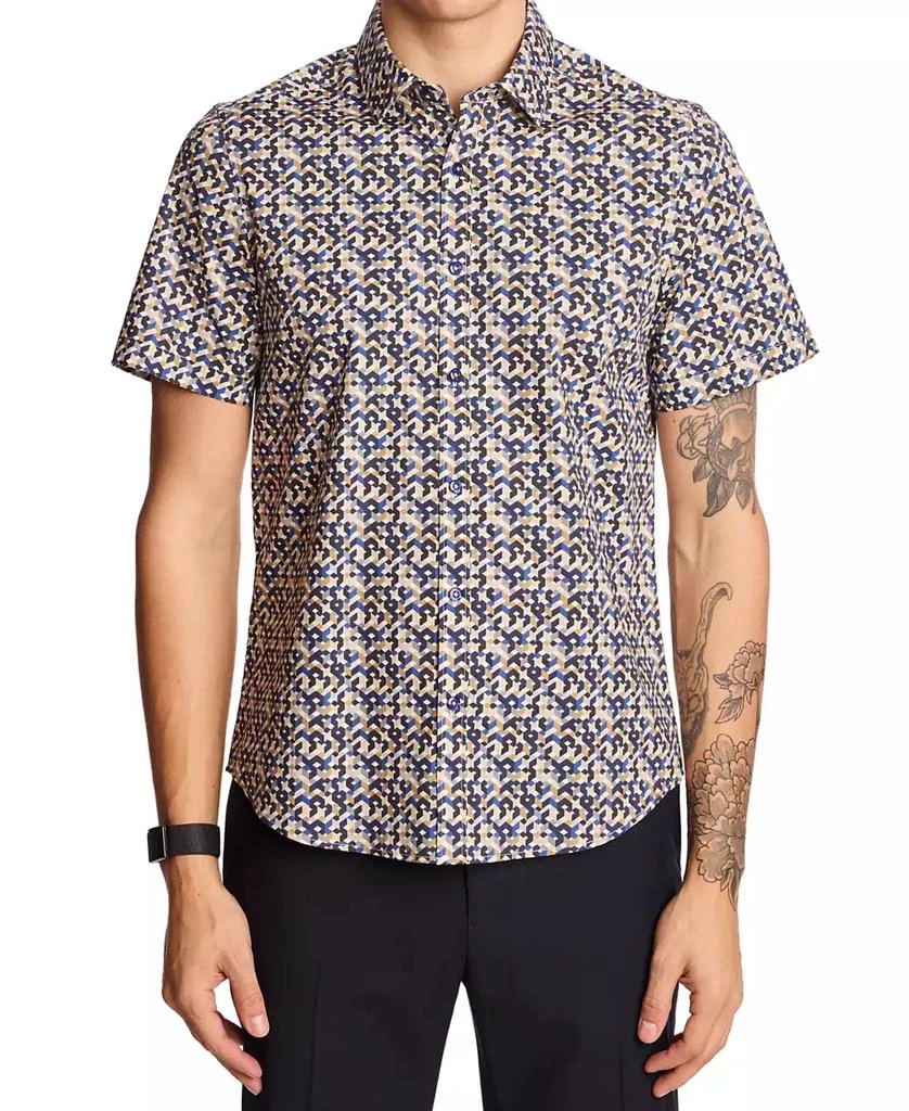 Paisley & Gray Men's Sawyer Geometric Shirt 1
