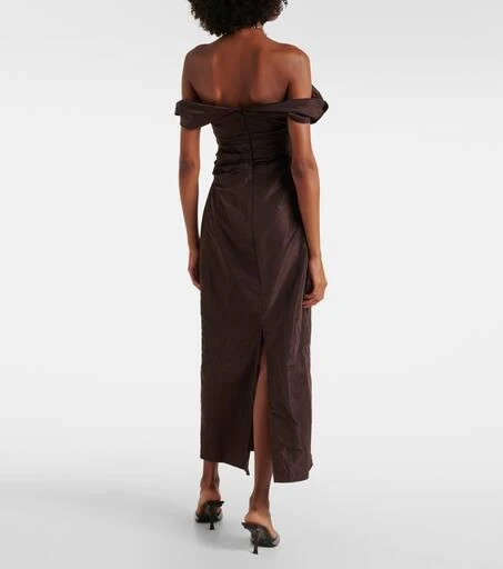 Staud Andrea off-shoulder maxi dress 3
