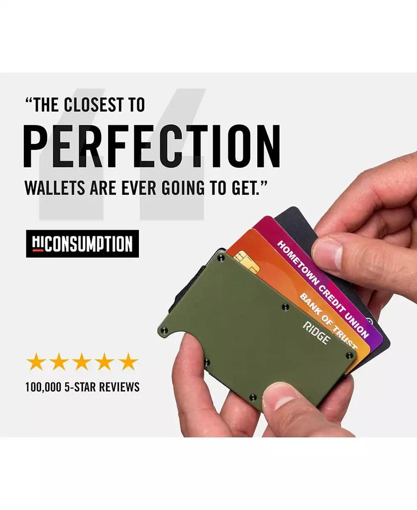 The Ridge Men's RIDGE WALLET - Alaska Twilight - Cash Strap 6