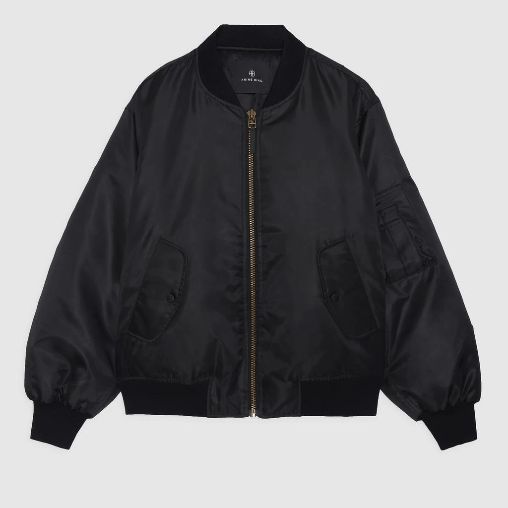 Anine Bing Leon Shell Bomber Jacket 1