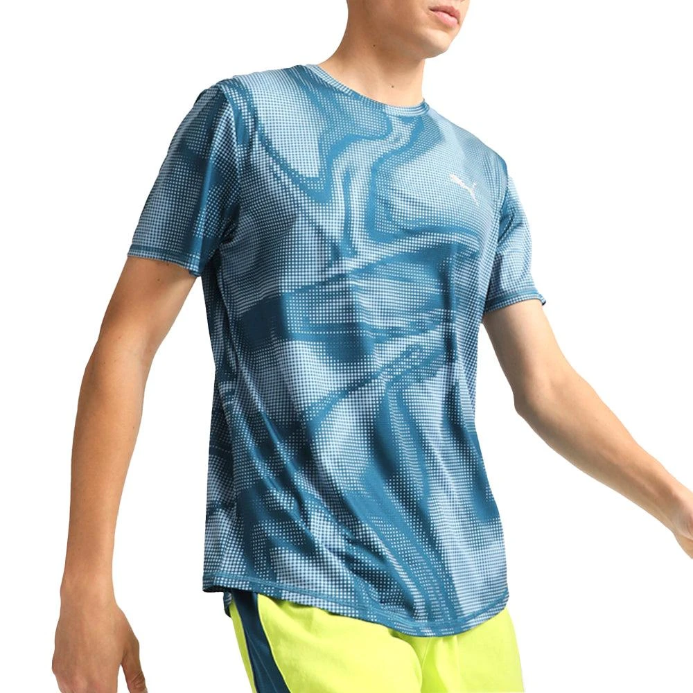 Puma Run Favorite AOP Ss Tee Crew Neck Short Sleeve Athletic T-Shirt 3