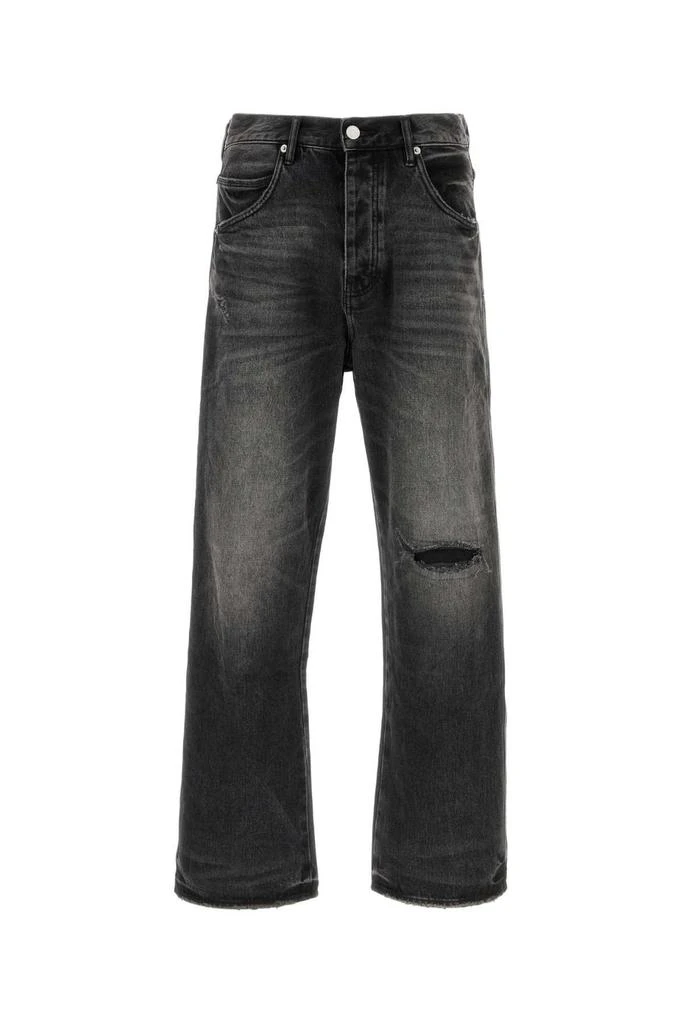 Purple Brand Purple Denim Distressed Straight Jeans 1