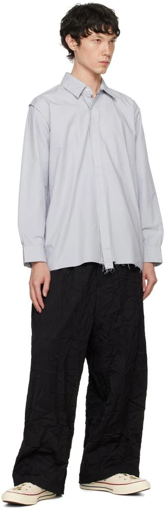 Camiel Fortgens Gray Inside Out Basic Shirt 4