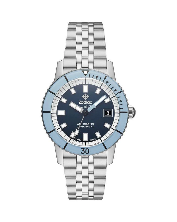 ZODIAC Compression Diver Automatic Stainless Steel Watch, 40mm 1