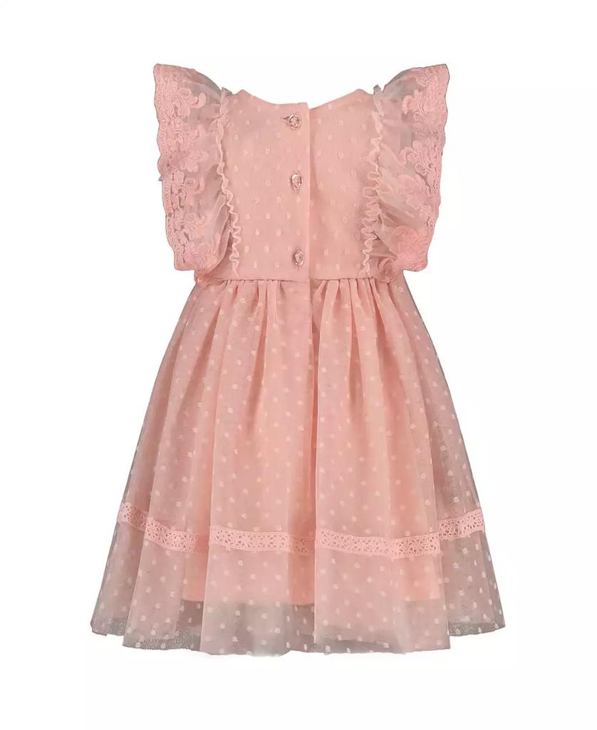 Blueberi Boulevard Baby Girls Ruffle-Trim Pin Dot Tulle Dress