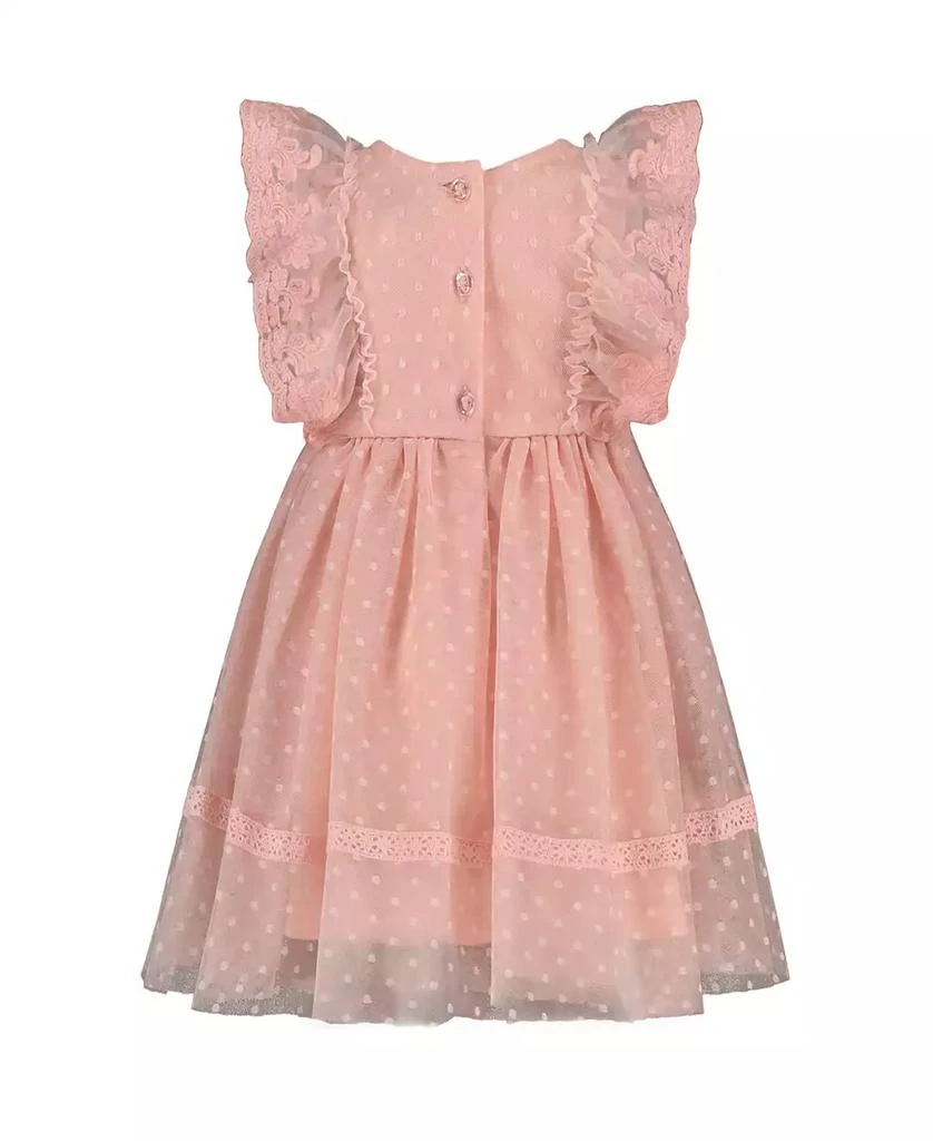 Blueberi Boulevard Baby Girls Ruffle-Trim Pin Dot Tulle Dress 2