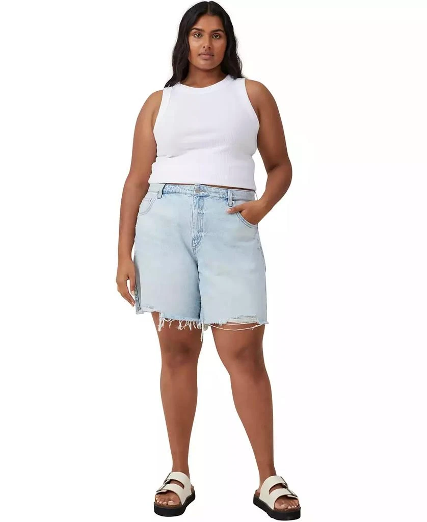 Cotton On Women's Relaxed Denim Short 5