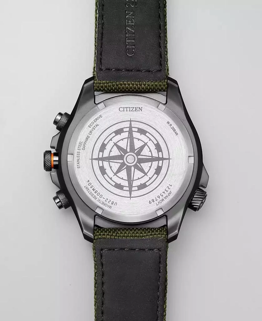 Citizen Eco-Drive Men's Chronograph Promaster Green CORDURA® Strap Watch 44mm 3