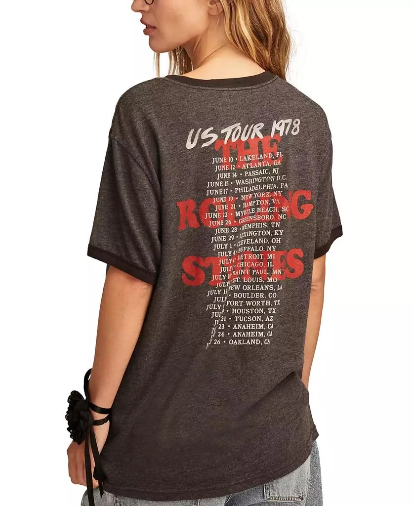 Lucky Brand Women's I Love Rolling Stones Boyfriend T-Shirt 2