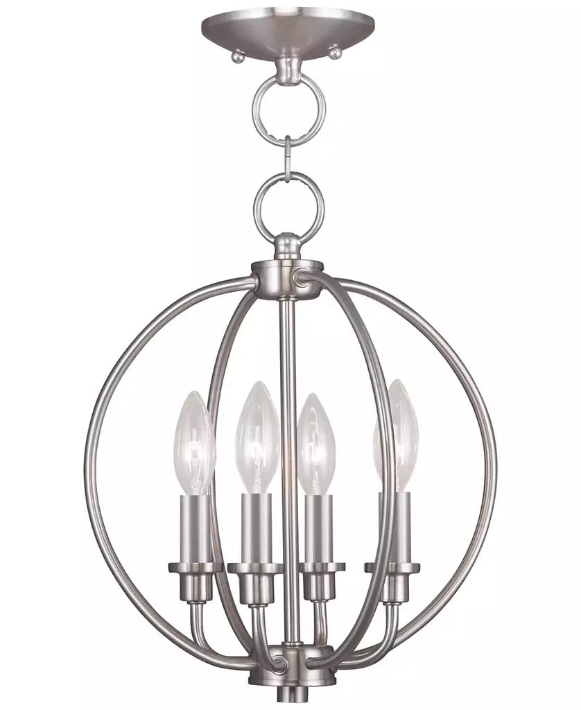 Livex Milania 4-Light Flushmount