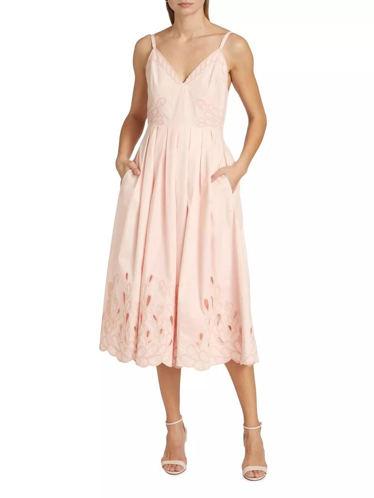 Cinq à Sept Maude Cotton Embroidered Dress 3